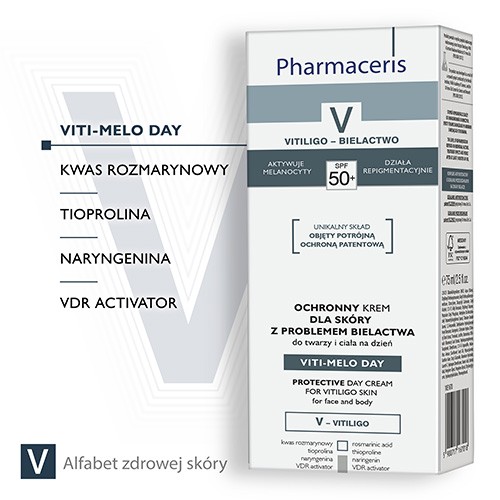 Miniaturka artykułu - #1 PHARMACERIS V VITI MELO DAY SPF50+ Krem, 75 ml 