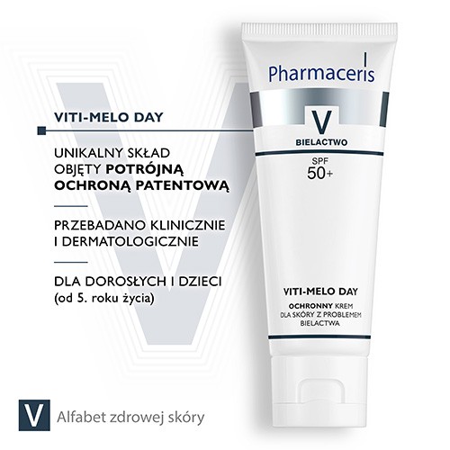 Zdjęcie produktu - 2 PHARMACERIS V VITI MELO DAY SPF50+ Krem, 75 ml 