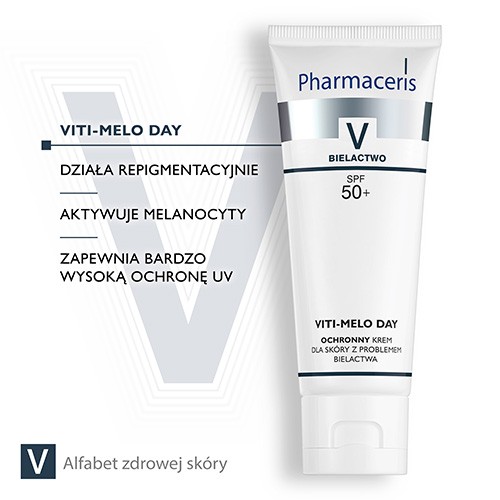 Zdjęcie produktu - 3 PHARMACERIS V VITI MELO DAY SPF50+ Krem, 75 ml 