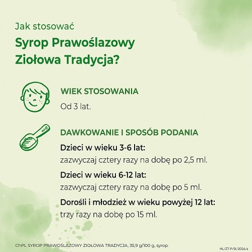 Miniaturka artykułu - #1 Ziołowa Tradycja Syrop Prawoślazowy, 125 g - lek na kaszel