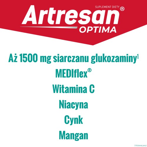 Zdjęcie produktu - 5 Artresan Optima, 120 (90+30) kapsułek