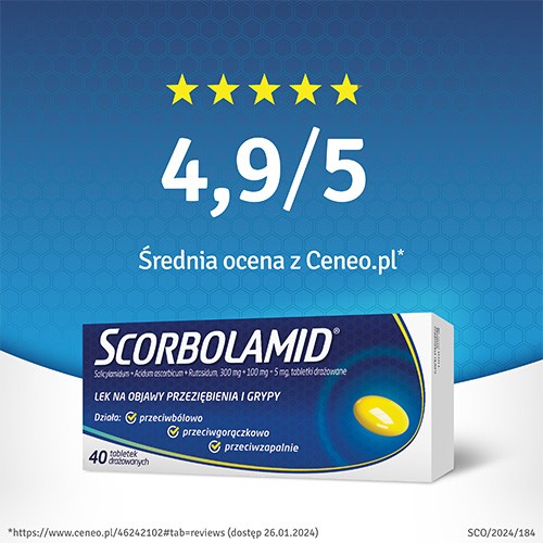 Zdjęcie produktu - 5 Scorbolamid - 40 tabletek 
