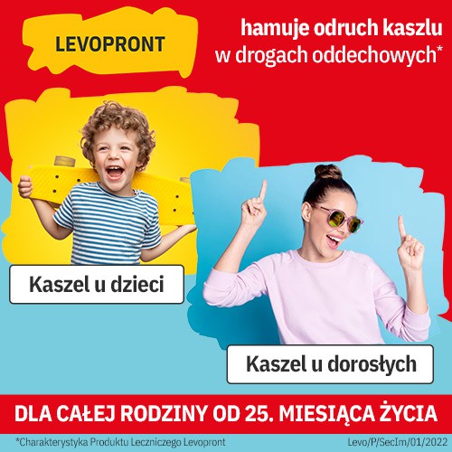 Miniaturka artykułu - #1 Levopront syrop 0,06g/10ml - 120 ml