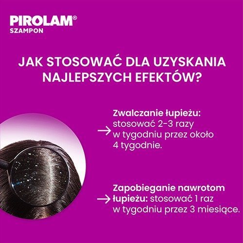 Zdjęcie produktu - 2 PIROLAM Szampon przeciwłupieżowy, 150 ml