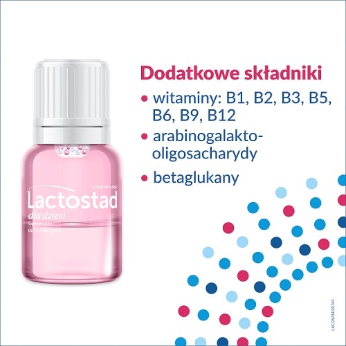 Zdjęcie produktu - 3 Lactostad dla dzieci powyżej 3. roku życia płyn doustny, 5 ampułek x 7 ml