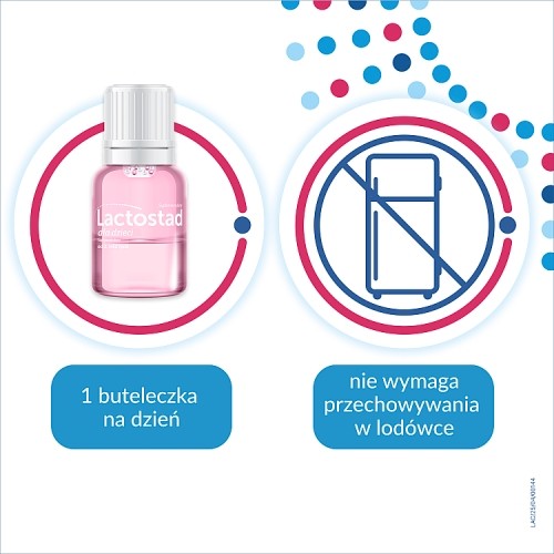 Zdjęcie produktu - 4 Lactostad dla dzieci powyżej 3. roku życia płyn doustny, 5 ampułek x 7 ml