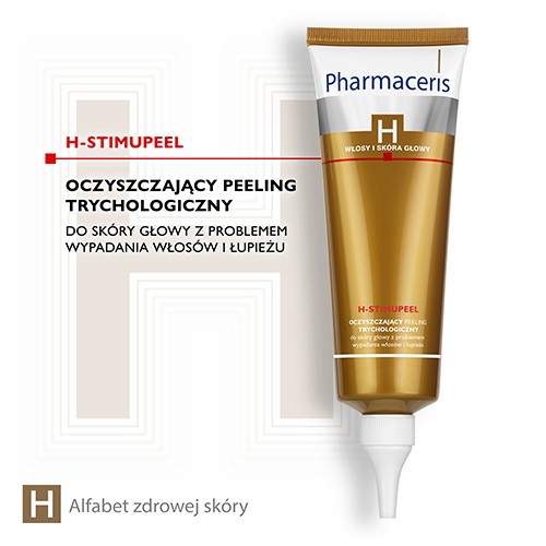 Miniaturka artykułu - #0 PHARMACERIS H STIMUPEEL Oczyszczający peeling trychologiczny, 125 ml