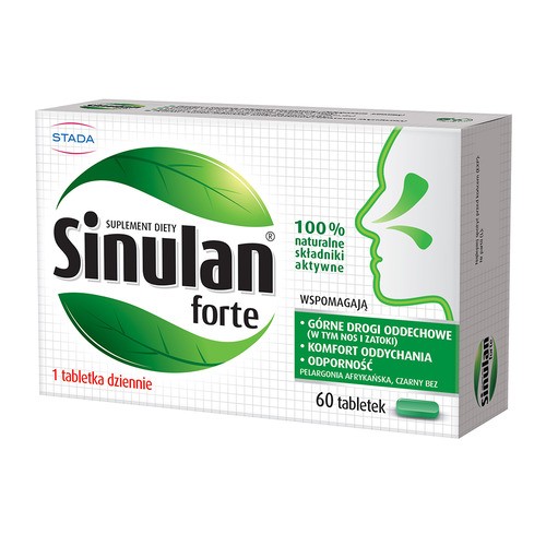 Miniaturka artykułu - #0 Sinulan Forte 0,45 g,  60 tabl.