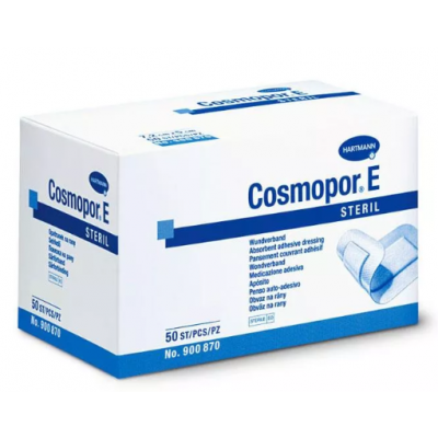 Zdjęcie produktu - 0 Opatrunek jałowy COSMOPOR E 7,2cm x 5cm - 50 sztuk 