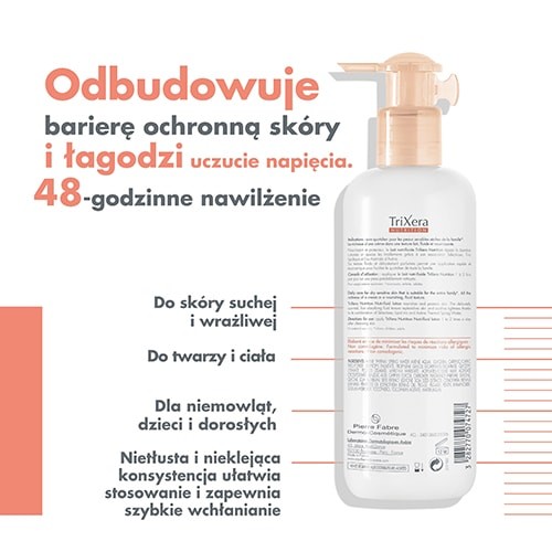 Miniaturka artykułu - #0 AVENE TRIXERA NUTRITION Nutri-Fluid Mleczko, 400ml 