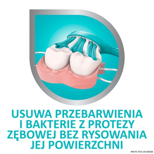 Miniaturka artykułu - #1 COREGA Szczoteczka 2w1 do mycia protez i zęb&oacute;w, 1szt.
