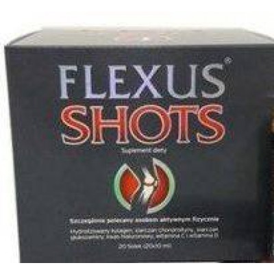 Miniaturka artykułu - #0 Flexus Shots płyn doustny - 20 fiolek x 10 ml