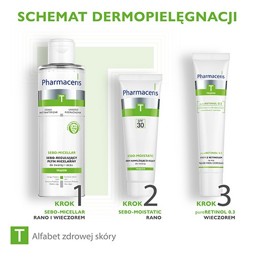 Zdjęcie produktu - 3 PHARMACERIS T PURERETINOL 0.3 Krem na noc, 40 ml 