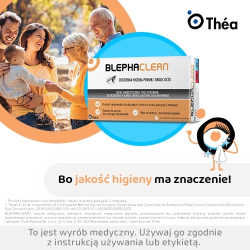 Zdjęcie produktu - 6 Blephaclean Chusteczki do higieny powiek, 20 sztuk