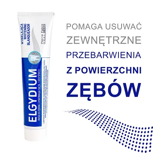 #2 – ELGYDIUM Pasta do zęb&oacute;w wybielająca, 75ml