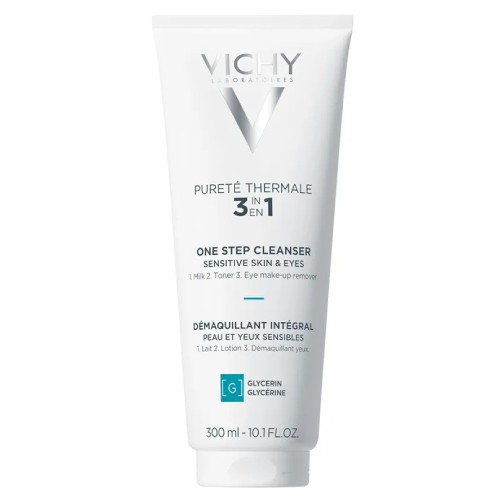 Miniaturka artykułu - #0 VICHY PURETE THERMALE 3w1 Preparat do demakijażu twarzy i oczu - 300 ml 