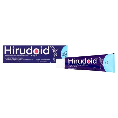 Miniaturka artykułu - #0 Hirudoid żel 0,3 g/100g -100 g 