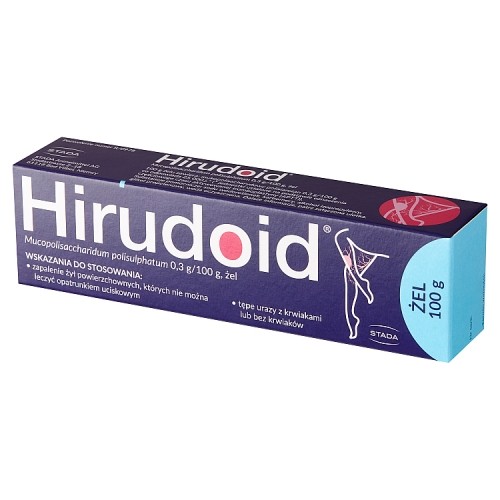 Miniaturka artykułu - #1 Hirudoid żel 0,3 g/100g -100 g 