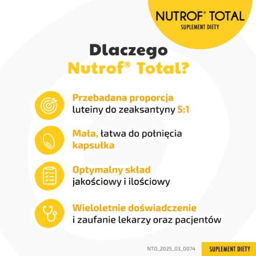 Miniaturka artykułu - #1 Nutrof Total z witaminą D3 - 60 kapsułek 