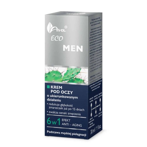 Miniaturka artykułu - #0 AVA Eco Men Krem pod oczy o ukierunkowanym działaniu, 15ml  