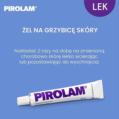Zdjęcie produktu - 2 Pirolam 10 mg/g Żel- 20g