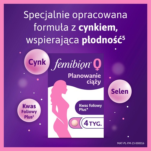 Miniaturka artykułu - #1 Femibion 0 Planowanie ciąży - 28 tabletek 