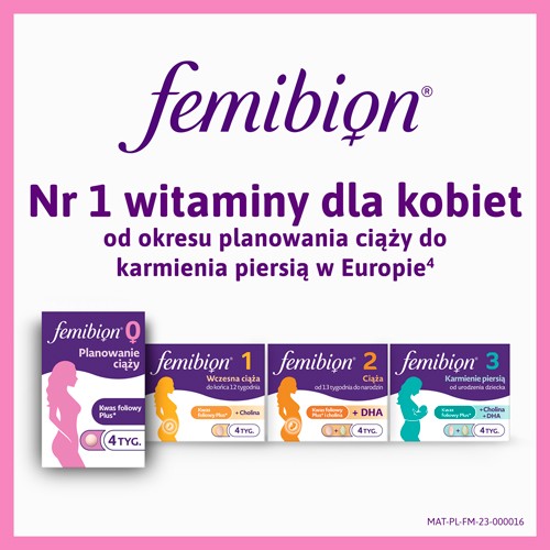 Zdjęcie produktu - 6 Femibion 0 Planowanie ciąży - 28 tabletek 