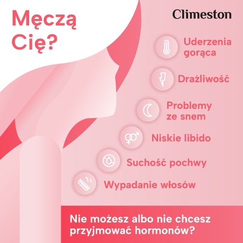 Miniaturka artykułu - #1 Climeston- wspomaga zdrowie kobiet w okresie menopauzy, 30 tabl.