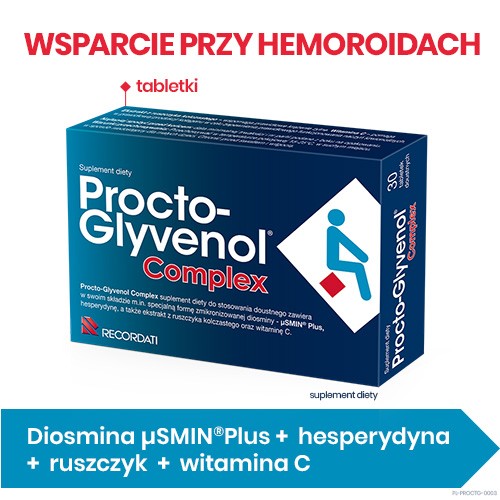 Miniaturka artykułu - #0 Procto-Glyvenol Complex, 30 tabletek