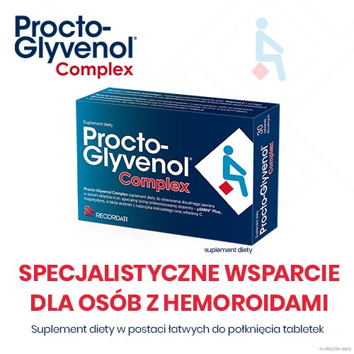 Miniaturka artykułu - #1 Procto-Glyvenol Complex, 30 tabletek