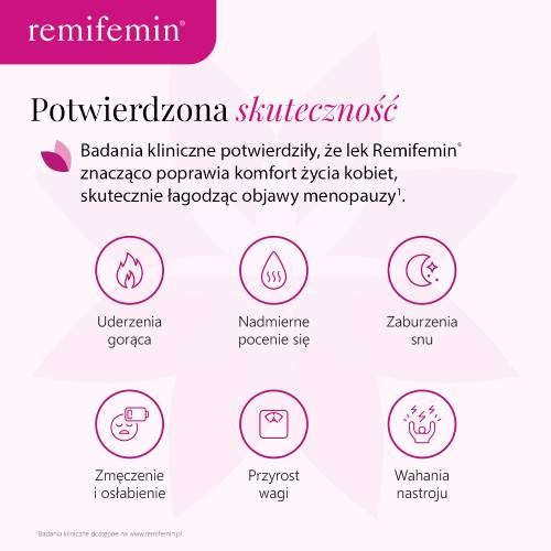 Zdjęcie produktu - 2 Remifemin- 60 tabl. Lek na menopauzę 