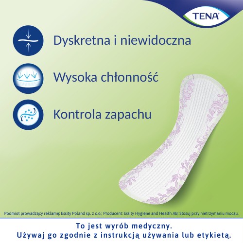 Miniaturka artykułu - #1 TENA Lady Slim Mini Specjalistyczne podpaski, 10szt.
