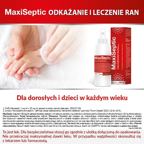 Miniaturka artykułu - #0 Maxiseptic aerozol na sk&oacute;rę - 250ml