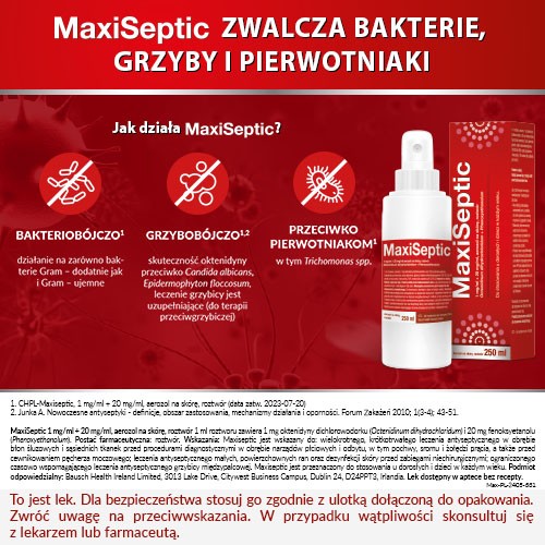 Zdjęcie produktu - 2 Maxiseptic aerozol na sk&oacute;rę - 250ml