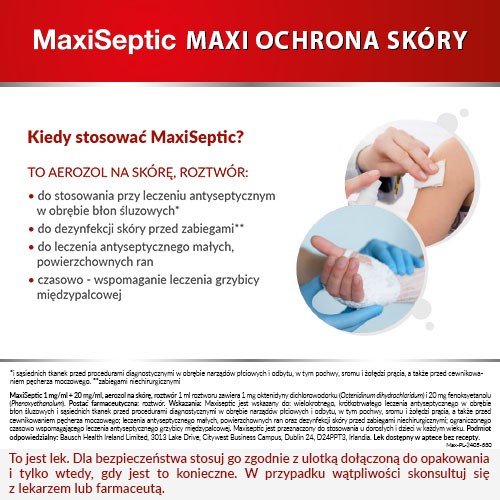 Miniaturka artykułu - #1 Maxiseptic aerozol na sk&oacute;rę, 50ml