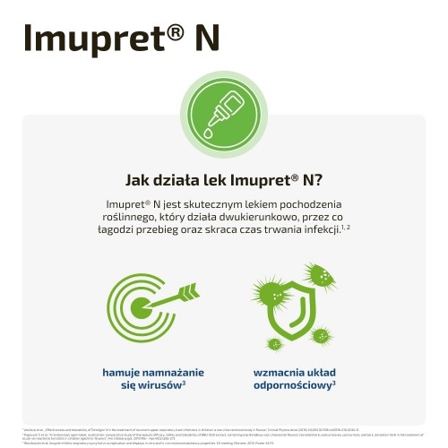 Zdjęcie produktu - 2 Imupret N krople doustne 1 ml/ml - 50ml