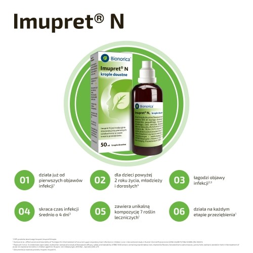 Zdjęcie produktu - 3 Imupret N krople doustne 1 ml/ml - 50ml
