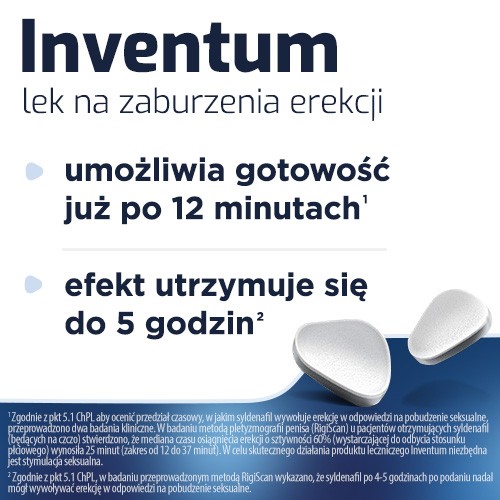Miniaturka artykułu - #1 Inventum 25 mg, 4 tabletki do rozgryzania i żucia