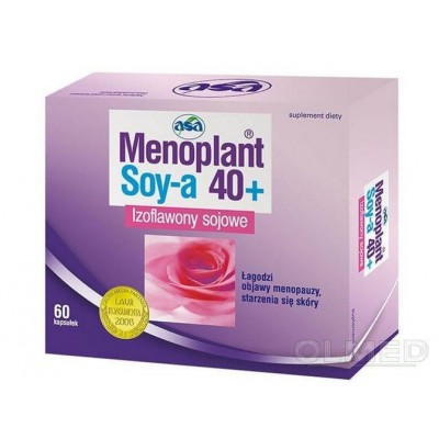 Miniaturka artykułu - #0 Menoplant Soy-a 40+ - 60 kapsułek