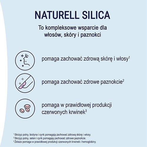 Miniaturka artykułu - #1 NATURELL Silica - 100tabl.