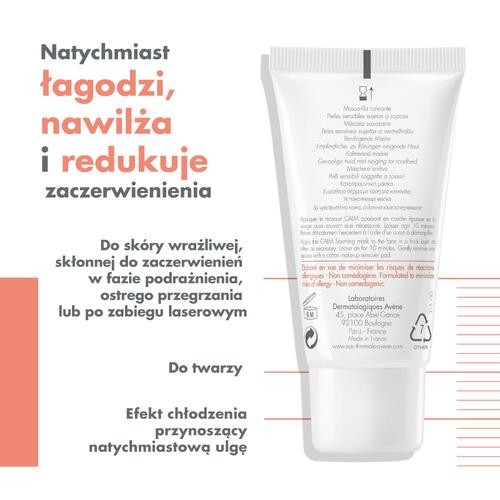 Miniaturka artykułu - #1 AVENE ANTIROUGEURS CALM Maseczka kojąco-regenerująca, 50ml
