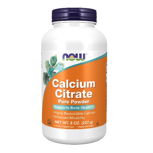 Miniaturka artykułu - #0 NOW Calcium Citrate powder - 227g