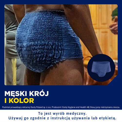 Miniaturka artykułu - #0 Majtki chłonne TENA Men Pants Plus L/XL, 8szt