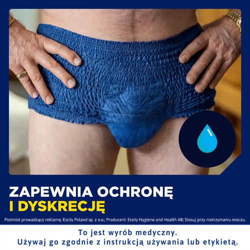 Miniaturka artykułu - #1 Majtki chłonne TENA Men Pants Plus L/XL, 8szt