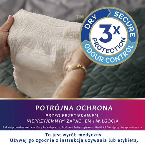 Miniaturka artykułu - #1 TENA Lady Pants Plus M 75-105 cm  Creme, 30 szt - bielizna chłonna