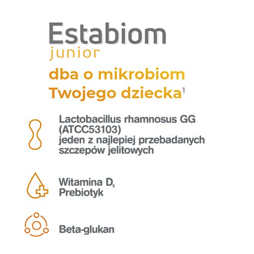 Miniaturka artykułu - #0 Estabiom Junior -20 kapsułek