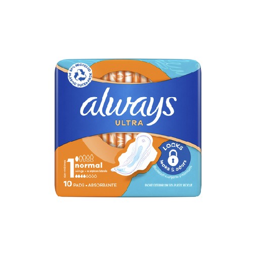 Miniaturka artykułu - #0 ALWAYS Ultra Normal Podpaski, 10szt.