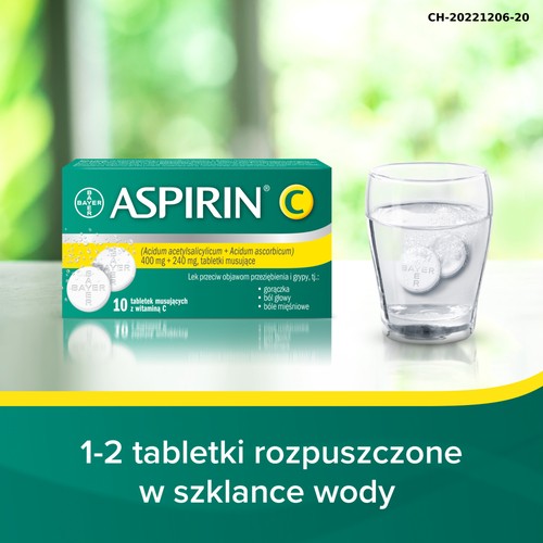 Zdjęcie produktu - 7 ASPIRIN C - 10 tabletek musujących 