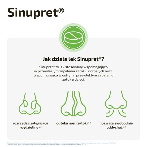 Zdjęcie produktu - 2 Sinupret x 100 drażetek
