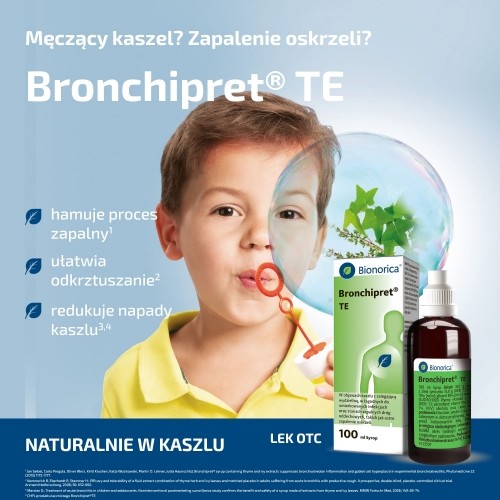 Miniaturka artykułu - #0 Bronchipret TE Syrop, 100ml